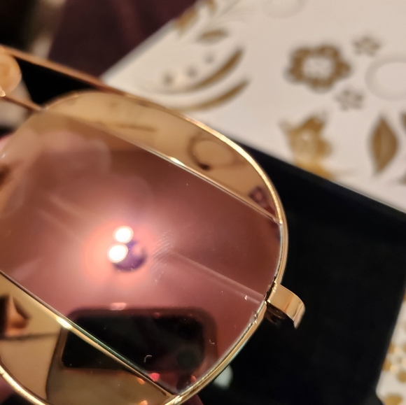 BNIB DIOR Split aviator sunglasses in rose gold - Picture 10 of 11